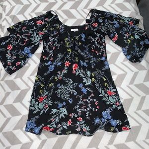 Parker Floral Cold Shoulder Dress